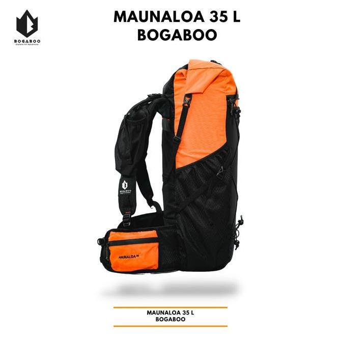 Moon- Bogaboo Maunaloa 35 L Backpack Ultralight Frameless  Waterproof - Tas Daypack Ultralight Gunun