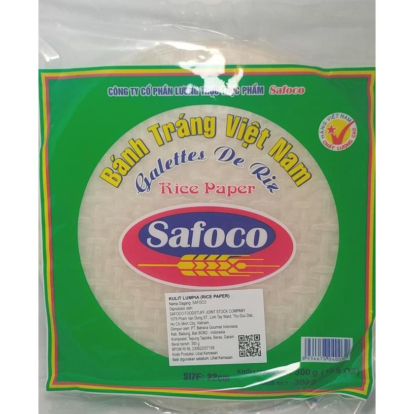 Inikok- Kulit Lumpia / Vietnam Rice Paper Diameter 22 Cm