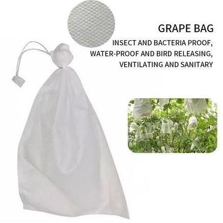 SHIOZENG 100PCS Fruit Cover/Pembungkus Buah/Fruit Cover Anti Serangga/Kantong Jaring Pembungkus/Buah