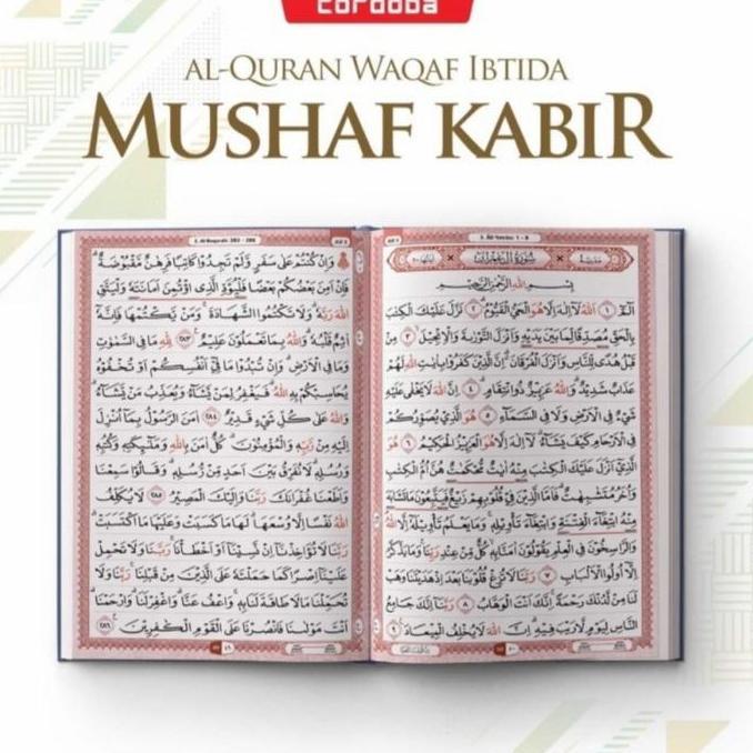 Promo Mushaf Kabir Jumbo Al Quran Kabir,Al Quran Kabir Jumbo Lansia Sholat Cod