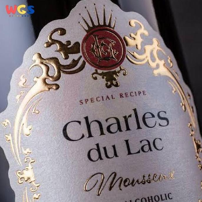 Inikok- Charles Du Lac Sparkling White Grape Drink Non Alcohol 750Ml - Halal