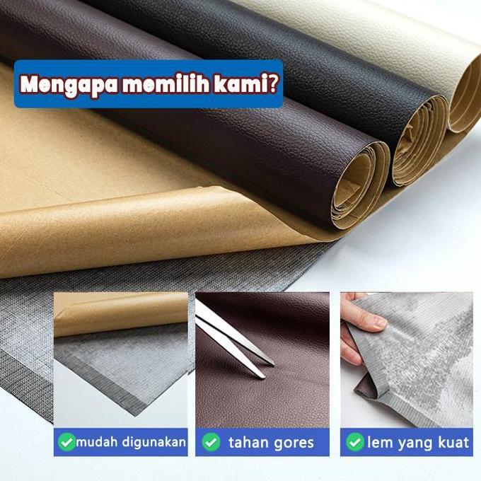 Sora- Restorasi Kulit70*200Cm Perekat Ekstra Kuat Leather Perbaikan Repair Bahan Kulit Yang Rusak Ku