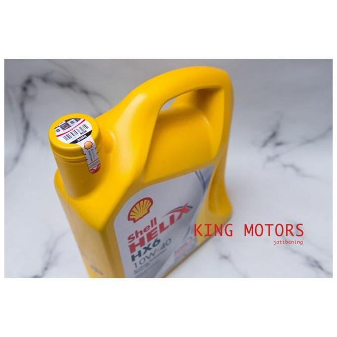Oli Shell HX6 4liter galon 10w 40