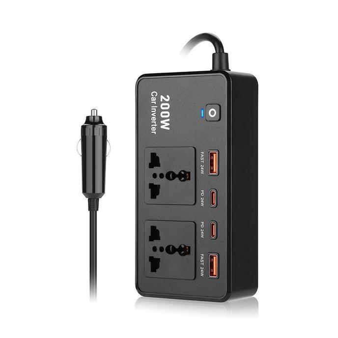 KRISBOW POWER INVERTER 200 WATT DENGAN USB
