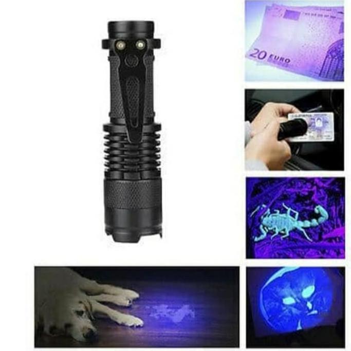 Raizo- Senter Led Uv:Bisa Untuk Cek Bpkb Kendaraan Asli,Atau Uang Palsu/Upal