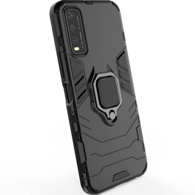 Hard Case Kickstand Magnetic I Ring Vivo Y20 / Vivo Y20S / Vivo Y12S