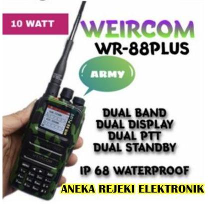 HT WEIRCOM WR88 PLUS WATERPROOF HT ANTI AIR WEIRCOM WR 88 PLUS - army