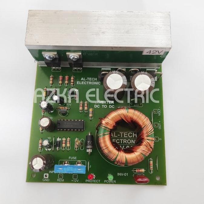 Kit Inverter 12V DC To 42V DC CT 7A