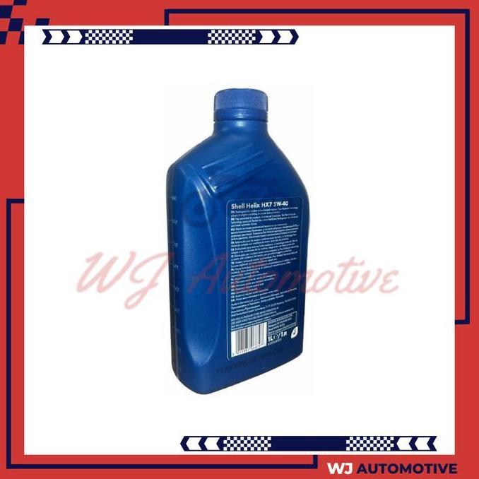 Shell Helix HX7 5W40 1 Liter Oli Mobil Bensin Shell HX 7 5W 40 1Liter