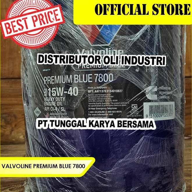 VALVOLINE PREMIUM BLUE 7800 15W-40 ( 18 L - Ready Stock )