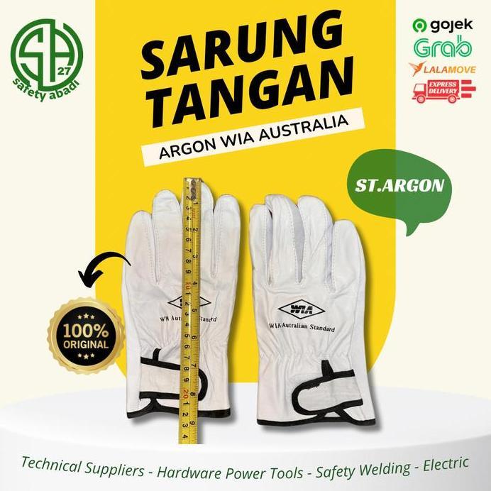 Sarung Tangan Las Argon WIA/Kulit/Welding Gloves