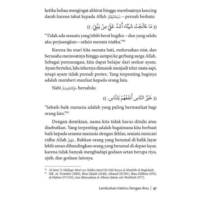 Lembutkan Hatimu dengan Ilmu Meraih Ketenangan Hati dan Jiwa Melalui Ilmu Yang Bermanfaat PIS - Pust
