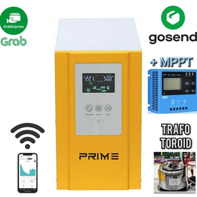 NEW Inverter hybrid Prime 1500W 24V low frequency trafo donat UPS