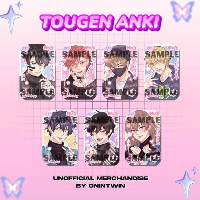 Ready Unofficial Merchandise Photocard Tougen Anki / Photocard Masumi/ Photocard Mikado /Gantungan K