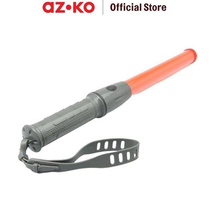 AZKO Krisbow Tongkat Lalu Lintas 2Xc Tongkat Polisi Lampu Tongkat Lampu Pengatur Lalin Police Stick 