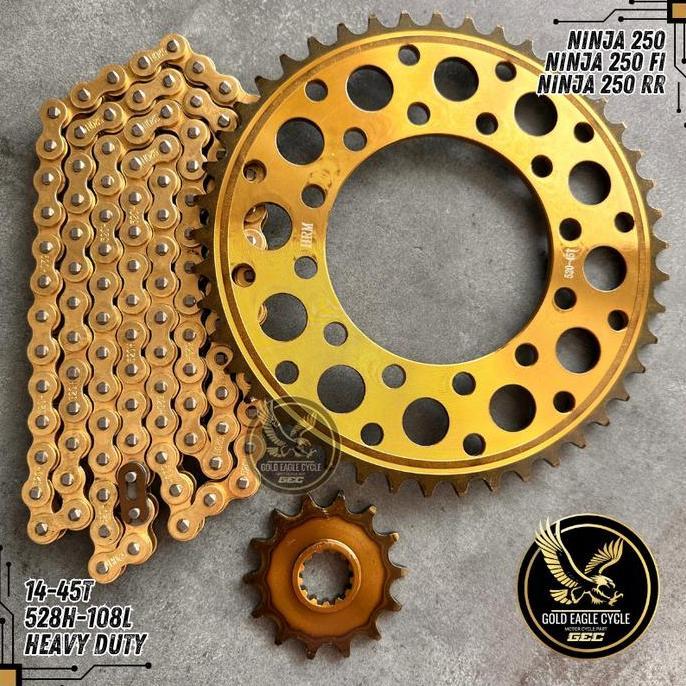 GEAR SET GIR SET RACING NINJA 250 SL MONO NINJA 250 FI 45T
