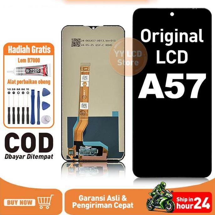 Original LCD For OPO A57 Fullset Touchscreen asli Ori Glass Touch Screen Digitizer