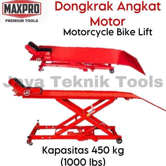 CENDASTRI Dongkrak Angkat Motor Maxpro 450 kg Motorcycle Bike Lift 1000 lbs Hydraulic Hidrolik Bengk