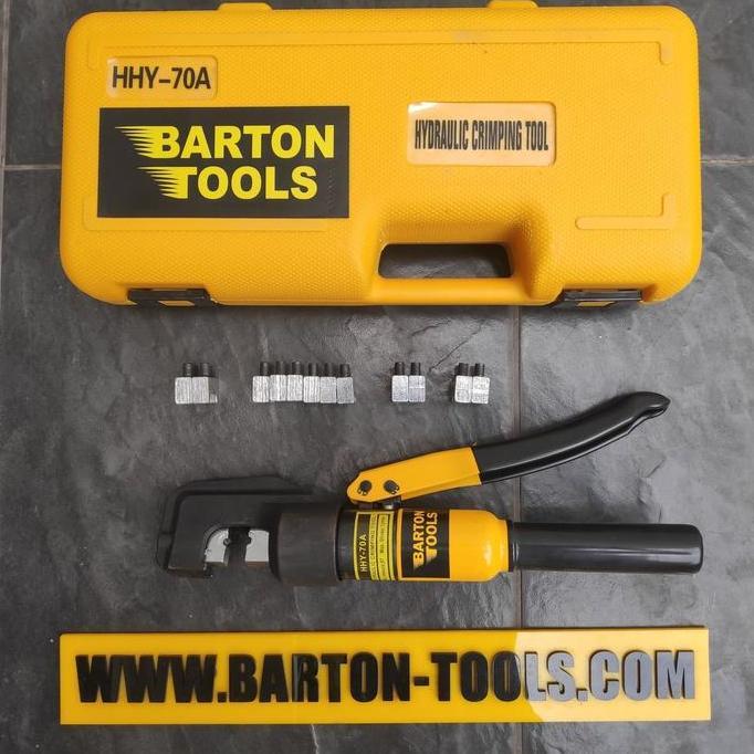 MABUROO 6-70mm Hand Hydraulic Crimping Tool HHY-70A BARTON Alat Tang Press Skun Cable Lug Tembaga Al