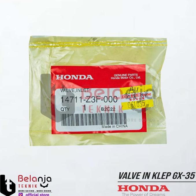 valve in klep api mesin gx-35 - sparepart mesin potong rumput gx-35