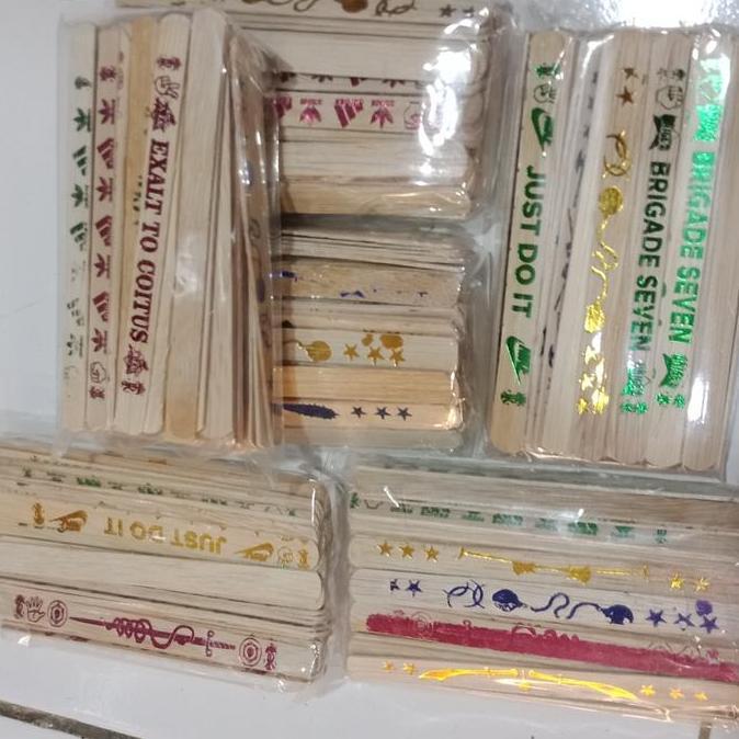 mainan stik keprok isi 90 pcs full tinta emas/metalik lagend