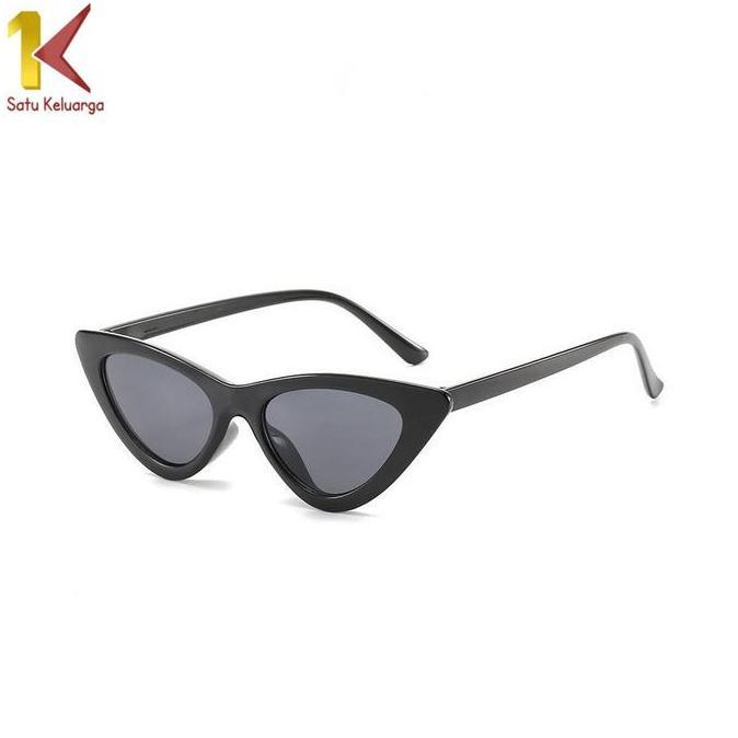 QURYGHANZ [COD] SK C666 C668 Kacamata Gaya Korea Pria Wanita Retro Model Kaca Mata Hitam Segitiga