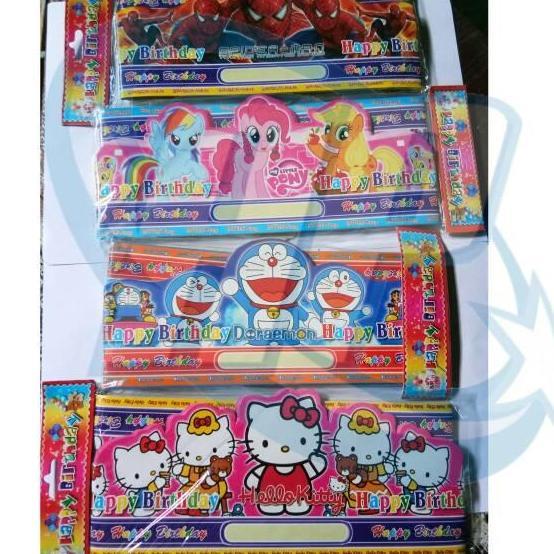 topi lingkar hello kitty / topi ultah hello kitty/ topi ultah karakter