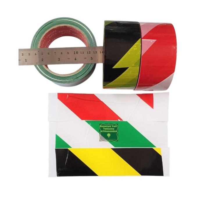 Lakban Police Line / Garis Polisi / Merah Putih / Hijau Putih