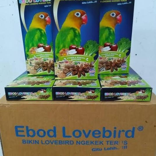 EBOD LOVEBIRD KOTAK MAKANAN BURUNG EBOD LOVEBIRD KEMASAN DUS murah