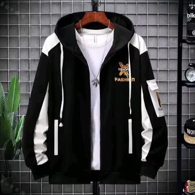 Jaket Ziper Hodie X Fashion Keren Nyaman Sweater Ziper Baseball Hoodie Distro Zipper Remaja Pria Fle