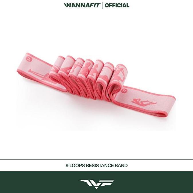 MIDEOFU WANNAFIT 9 Loop Resistance Bands | Karet Olahraga Multifungsi | Alat Olahraga Rumah