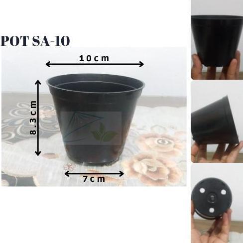 Pot Bunga Mini Pot Kecil Pot Semai ukuran 10cm Pot SA-10
