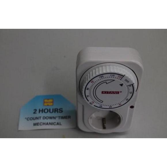 STOP KONTAK TIMER 2 jam / TIMER STOPKONTAK ( Dapat diatur/program hingga 120 menit )