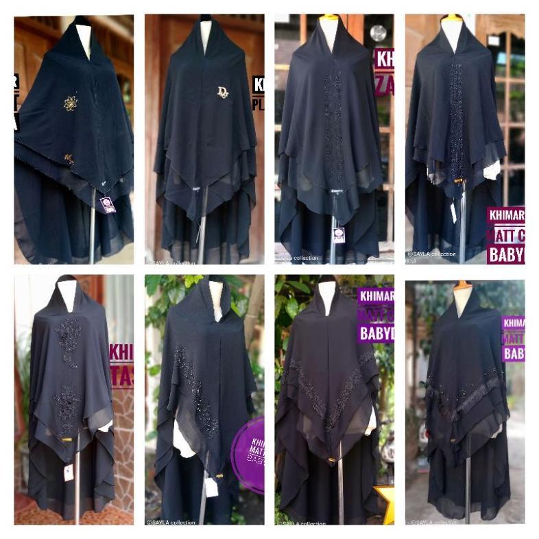 Premium Khimar Syar'I Hijab Modern Khimar 2 Layer Murah Dan Cantik