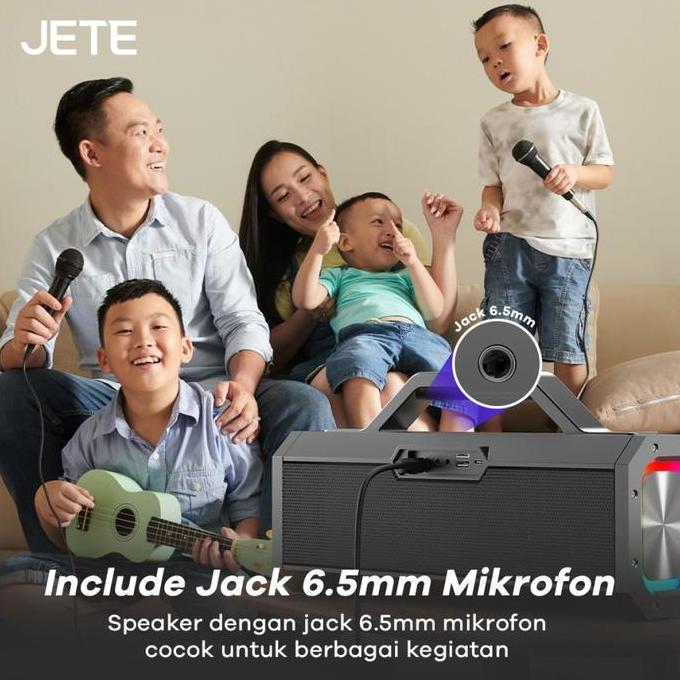 SPEAKER KARAOKE JETE SB1 BLUETOOTH SURROUND SOUND DEEP GARANSI RESMI