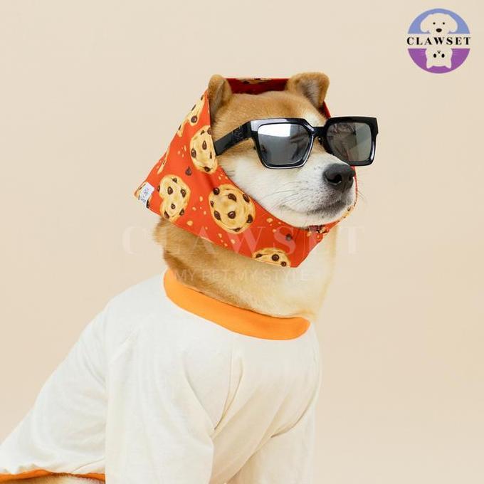 CLAWSET - PET SCARF (SYAL) - IM SO HUNGRY - COOKIE ORANGE