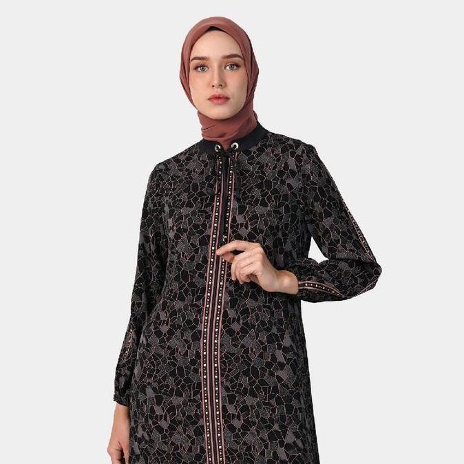 Hikmat fashion Original A8840 Abaya Hikmat  Gamis  Lebaran Noerbutikmuslim