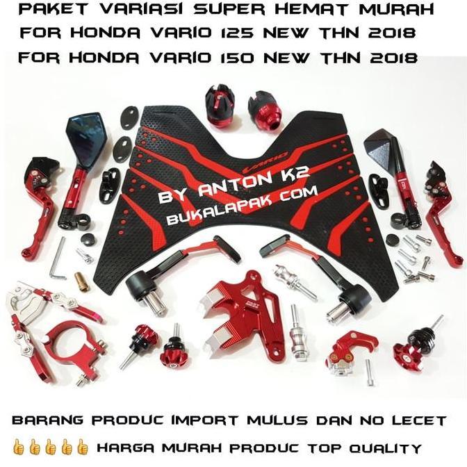 Aksesoris Motor Vario 125 New Dan Vario 150 New Tahun 2018 Sepaket 10 Best Seller