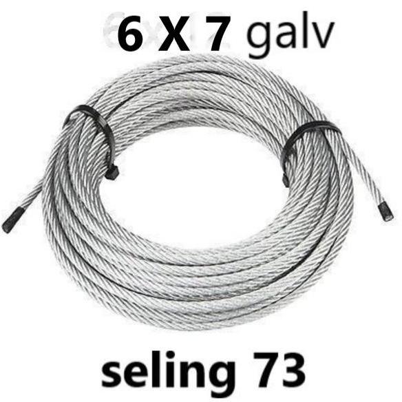 Kawat seling 2mm baja galvanis/wire rope 2mm/kawat sling 2mm galvanis