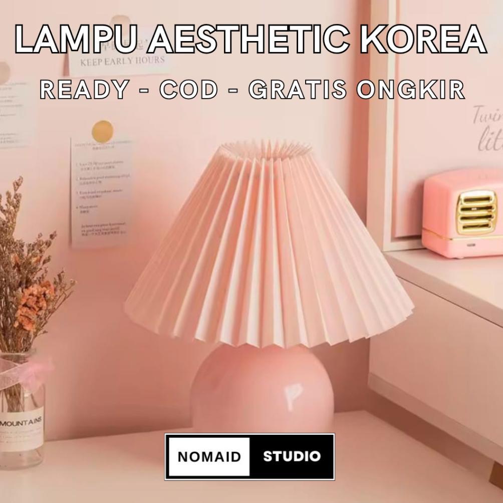 Lampu Korea Aesthetic TA216 - Lampu Vintage Classic - Lampu Meja Korean Aesthetic - Pajangan Dekoras