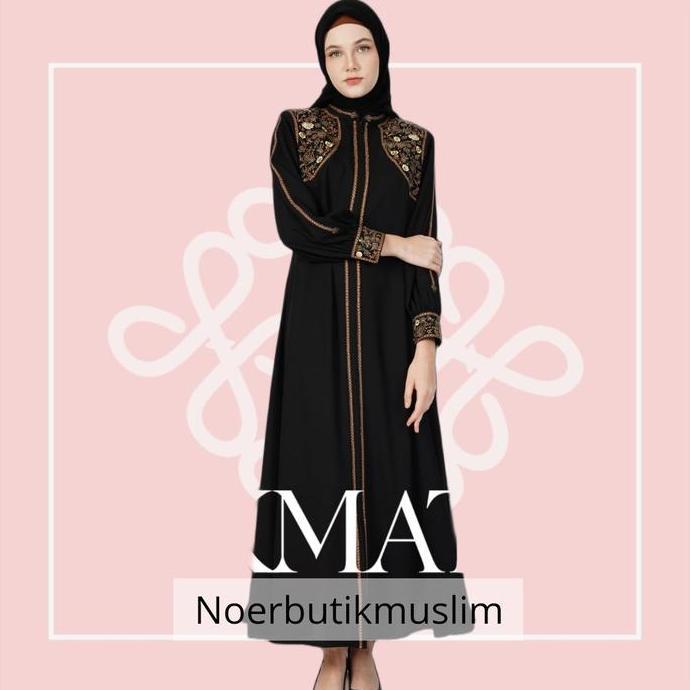 Hikmat Fashion Original A3395 / Abaya Hikmat - noerbutikmuslim