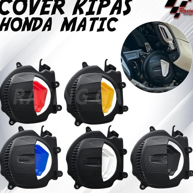 Cover Kipas Beat Fi Esp Deluxe Street Scoopy Genio 2021 - Now Honda Matic Matik  Aksesoris Motor Mot