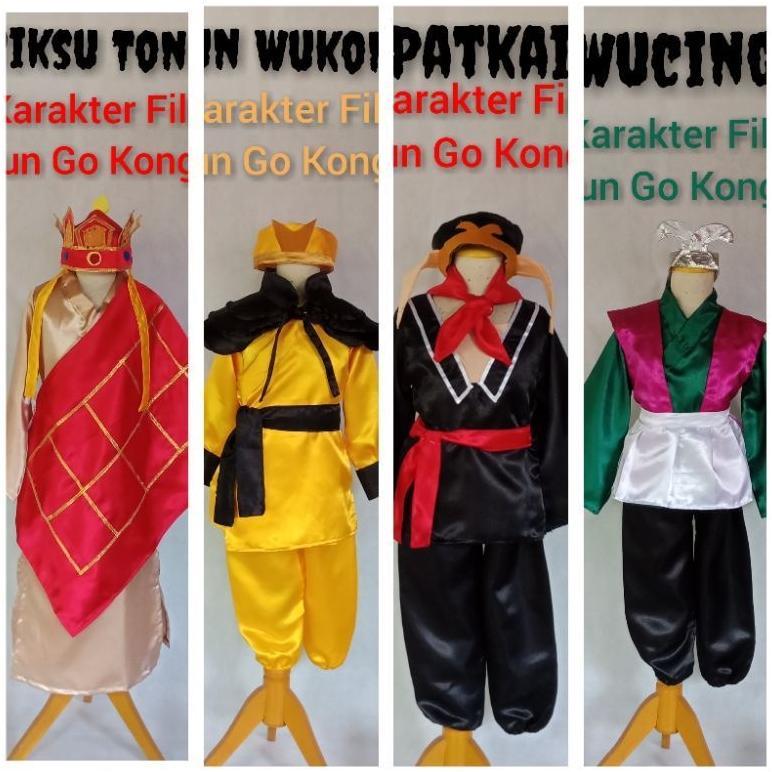 NEW Kostum Film Sun Wukong Dewasa Cosplay Wukong Patkai Wucing Biksu Tong [terbaik][terlaris]
