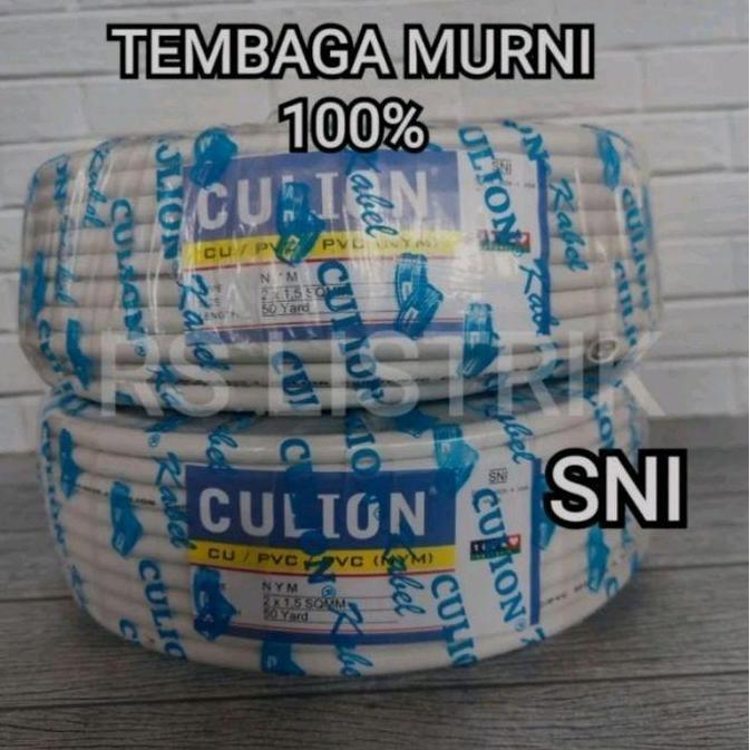 Promo Culion Kabel Tembaga Nym 2X1,5. Cod