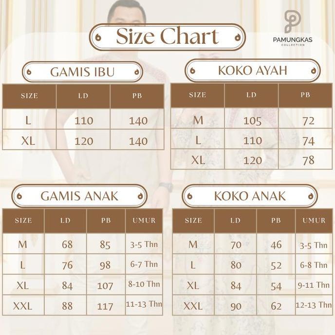 Pamungkas Collection Sarimbit Adiva & Adnan Gamis Bahan Mirabela Silk Kemeja Bahan Toyobo Sarimbit 2