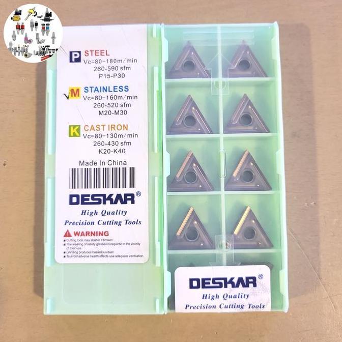 Insert Bubut Tnmg 160404 R Deskar Mata Bubut Tnmg 160404R Tngg 160404R Tnmg 16 Insert Segitiga Mata 