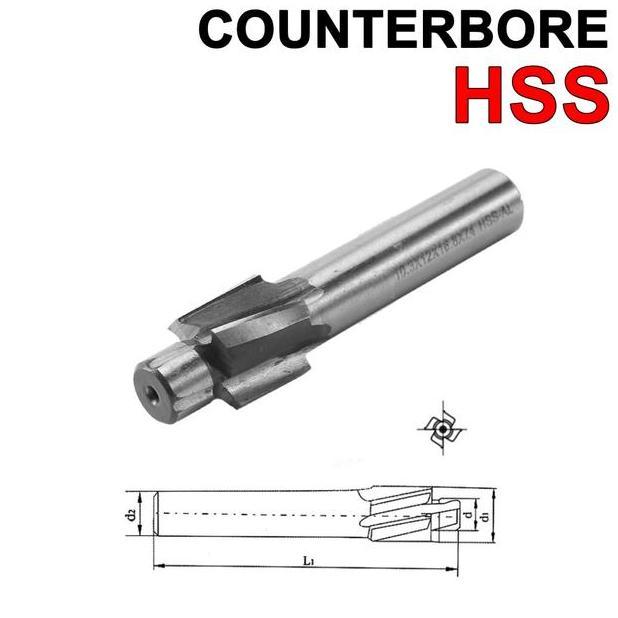 Counterbore M8 Hss Counter Bor Step 8.2 Conter Kepala Baut M 8 Terbaru 
