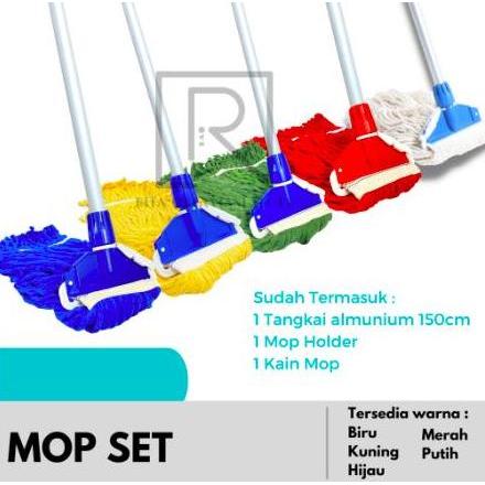 MOP SET / ALAT PEL / MOP SET JEPIT KATUN Kain