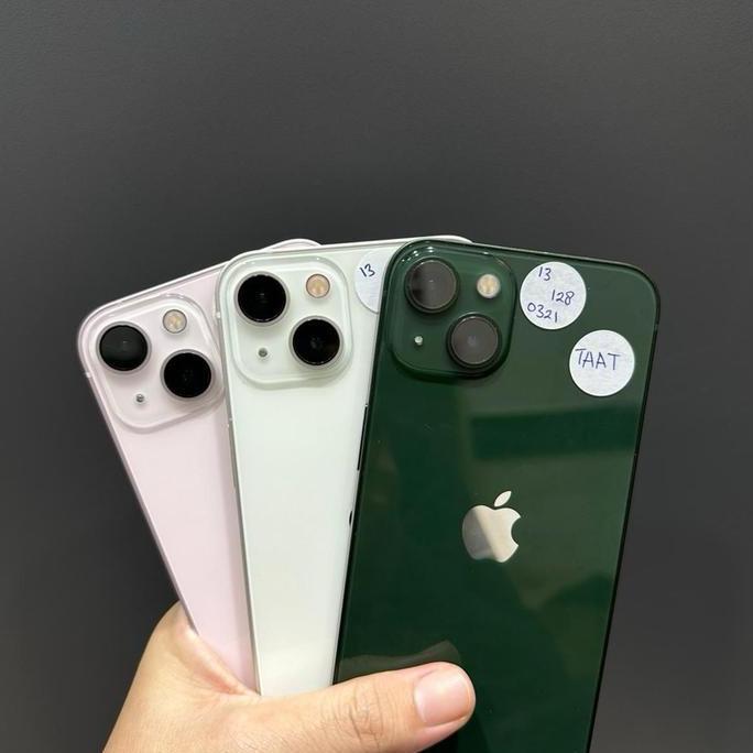 Apple Iphone 13 128 Gb Inter Beacukai - Pilihan Warna Hijau, Putih, Dan Pink - Layar 6.1 Inci - Kame