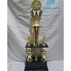 Piala Trophy Kaki 2 Marmer Guci Satuan